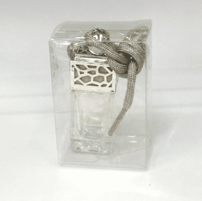Hanging Diffuser Cubic Bottle 10ml-Silver - Image 3