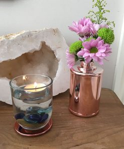 Republic clear candle glass