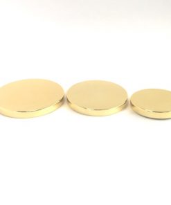 Alternative view of Stainless Steel Shiny Gold Lid - Small
