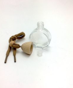 Alternative view of Hanging Diffuser Round Bottle 10ml-Natural Wood