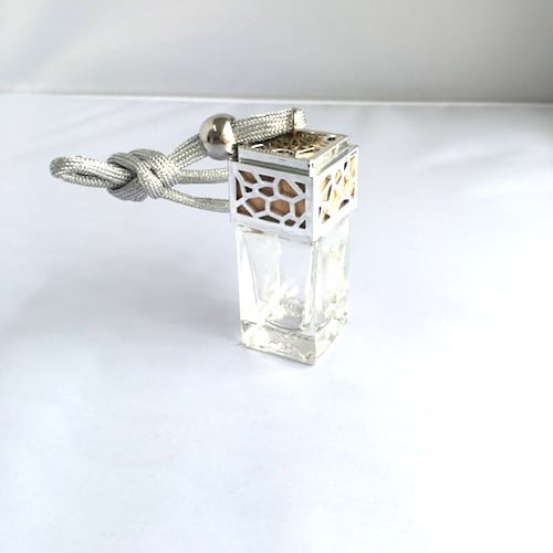 Hanging Diffuser Cubic Bottle 10ml-Silver - Image 2