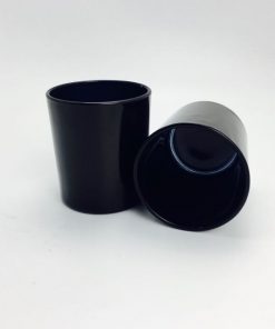 Alternative view of Tumbler Gloss Black Glass - Small