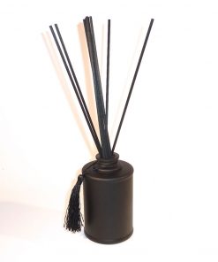 Alternative view of Black Tassel with gold metal clip