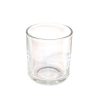 Clear republic candle glass