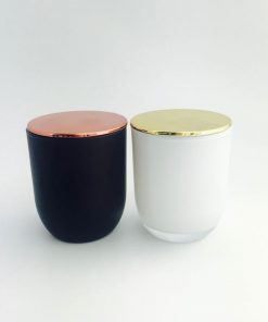 Alternative view of PLASTIC LID-Shiny Rose Gold Small