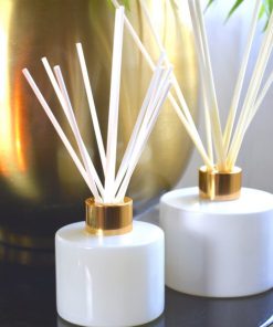 Gloss White Scented Diffuser Bottles