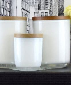 Alternative view of The Republic White Glass -Small