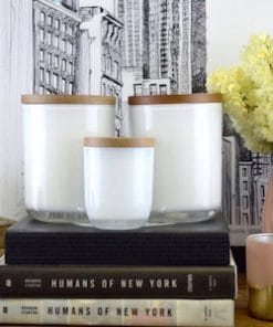 Alternative view of The Republic White Glass -Large