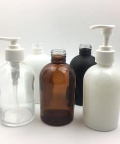 Alternative view of Lotion Pump 28410 Neck Ribbed Wall White