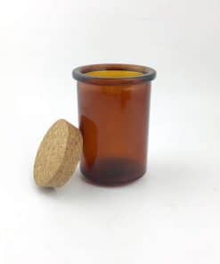 Alternative view of Apothecary & Cork Lid Amber – Small