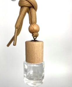 Hanging Diffuser Round Bottle 5ml-Natural Wood