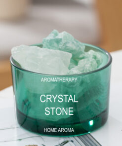 mini crystal stone diffuser green 2