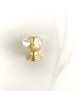 acrylic gold knob