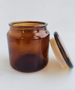 apothecary glass lid large lid off 2 – Glassware Imports Australia