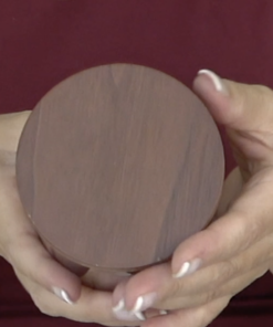 Alternative view of Dark Oak Wooden Lids - Medium