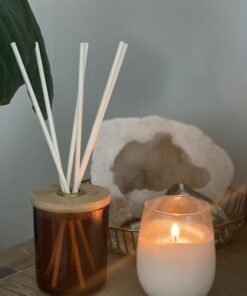 Alternative view of Bamboo Diffuser Lid Medium - Brass Ring