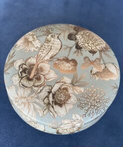 Alternative view of Decorative Tin - Embossed Birds, Butterflies & Peonies Large