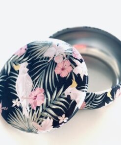 Decorative Tin - Embossed Tropical Parrot Large