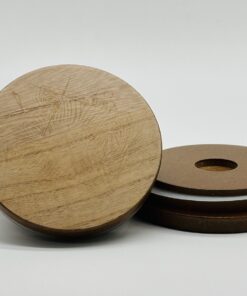 Natural Wooden Lids – Large
