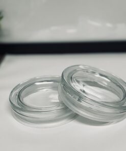Medium Size Glass Clear Lid