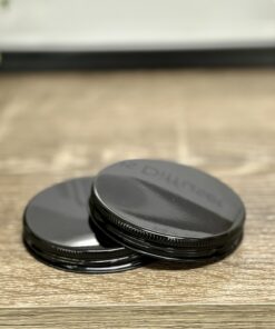 Black Metal Screw Top Lid