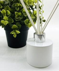 Make your own scented reed diffuser with Gloss White Cylinder Diffuser Bottleder 120ml
